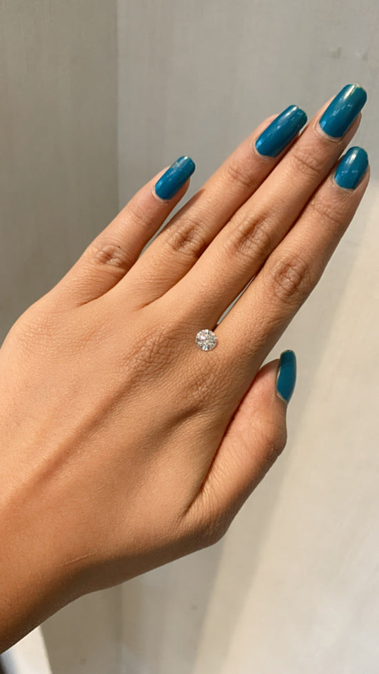 Custom Blue Diamond Solitaire Engagement Ring #102014 - Seattle Bellevue |  Joseph Jewelry
